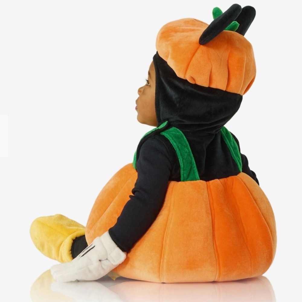 Pottery Barn Kids Disney Mickey Mouse and Friends Pumpkin Baby Costume - Picture 2 of 7